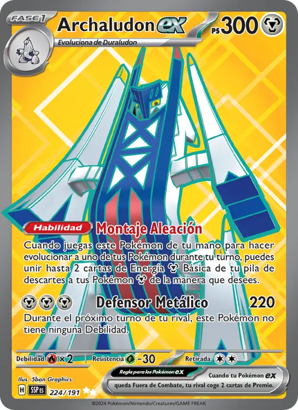 Archaludon ex, Chispas Fulgurantes 224