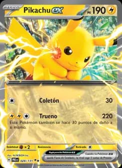 Pikachu ex, Evoluciones Prismáticas 028