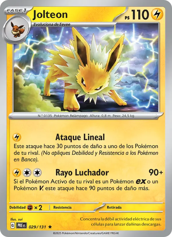 Jolteon, Evoluciones Prismáticas 029