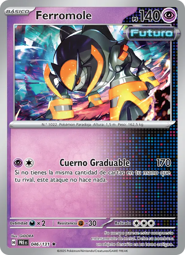 Ferromole, Evoluciones Prismáticas 046