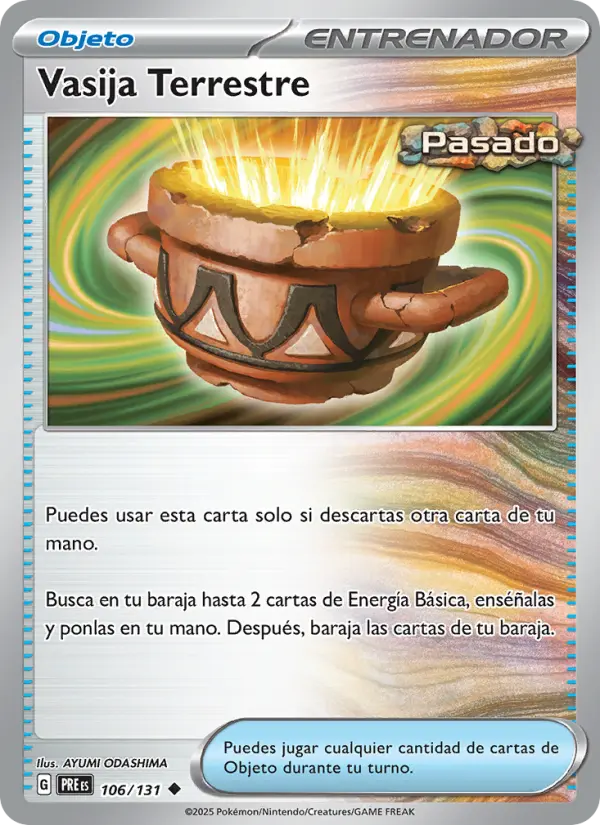 Vasija Terrestre, Evoluciones Prismáticas 106