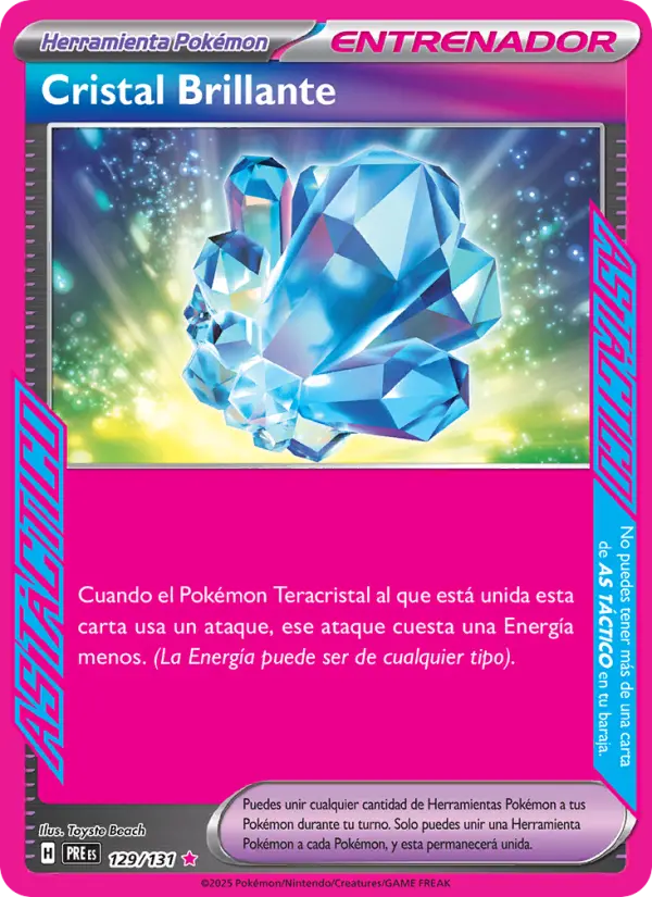 Cristal Brillante, Evoluciones Prismáticas 129