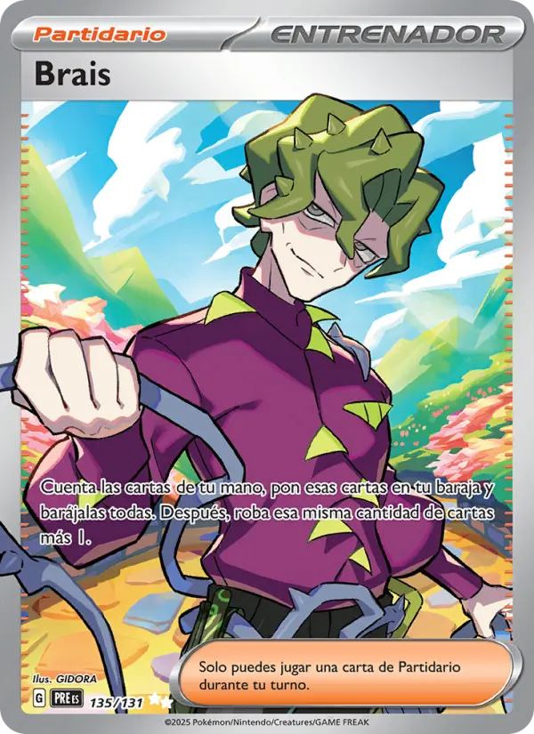 Brais, Evoluciones Prismáticas 135