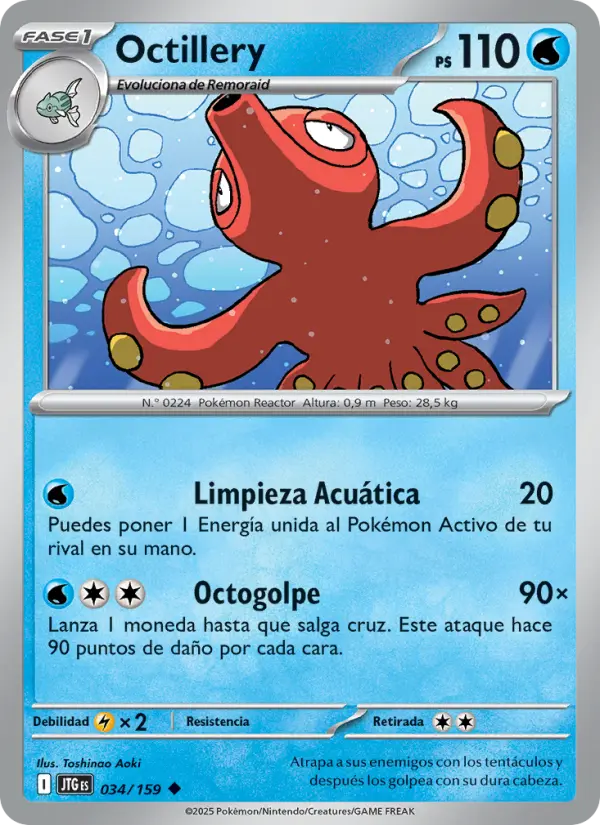 Octillery, Juntos de Aventuras 034
