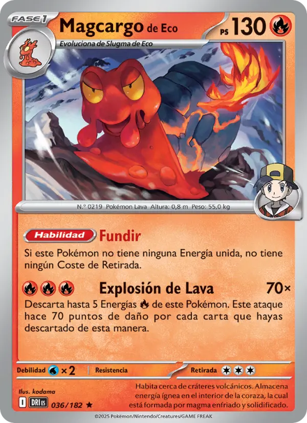 Magcargo de Eco, Rivales Predestinados 036