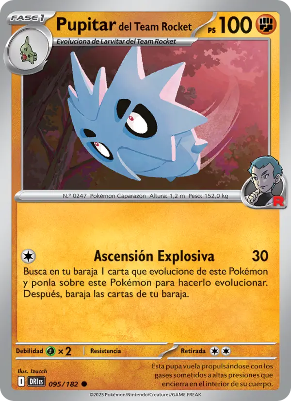 Pupitar del Team Rocket, Rivales Predestinados 095