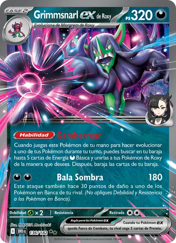 Grimmsnarl ex de Roxy, Rivales Predestinados 136
