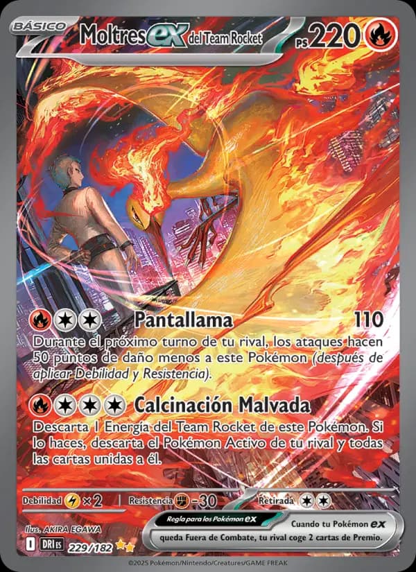 Moltres ex del Team Rocket, Rivales Predestinados 229