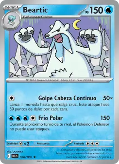 Beartic, Fulgor Negro 026