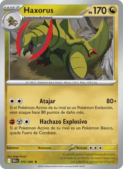Haxorus, Fulgor Negro 070