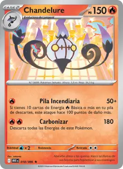 Chandelure, Llama Blanca 018