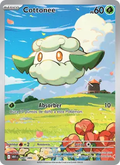 Cottonee, Llama Blanca 090