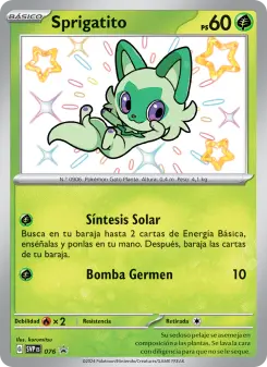 Sprigatito, SVP Black Star Promos 076