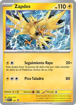 Zapdos, SVP Black Star Promos 157
