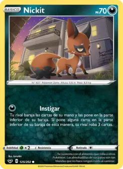 Nickit, Espada y Escudo 125