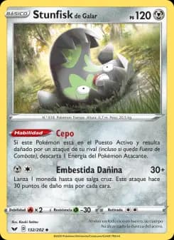 Stunfisk de Galar, Espada y Escudo 132