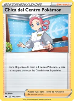 Chica del Centro Pokémon, Espada y Escudo 176