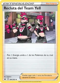 Recluta del Team Yell, Espada y Escudo 184