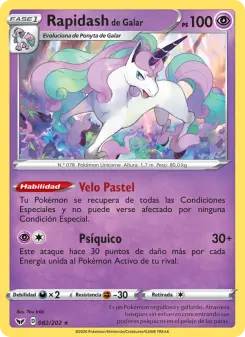 Rapidash de Galar, Espada y Escudo 82