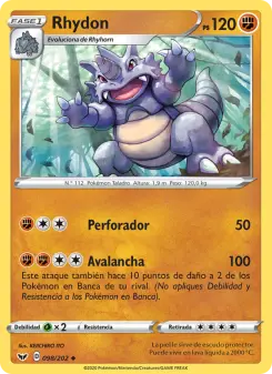 Rhydon, Espada y Escudo 98