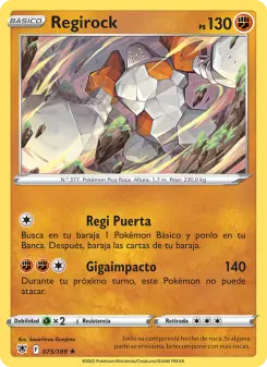 Regirock, Resplandor Astral 075