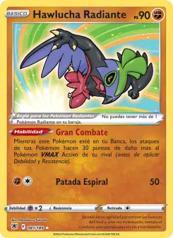 Hawlucha Radiante, Resplandor Astral 081