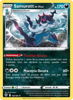 Samurott de Hisui, Resplandor Astral 100