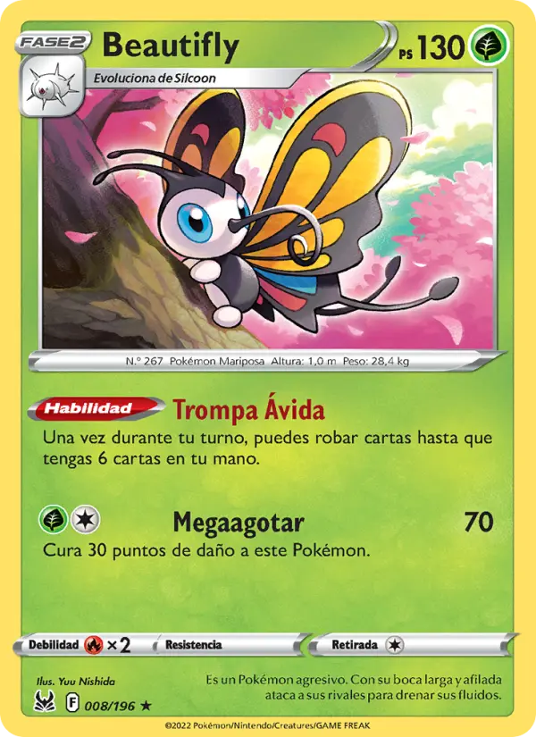 Beautifly, Origen Perdido 008