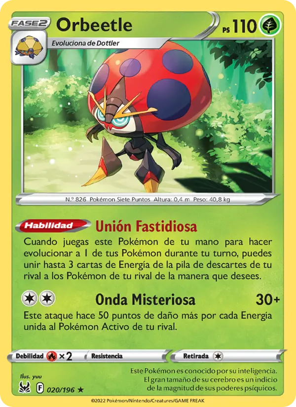 Orbeetle, Origen Perdido 020