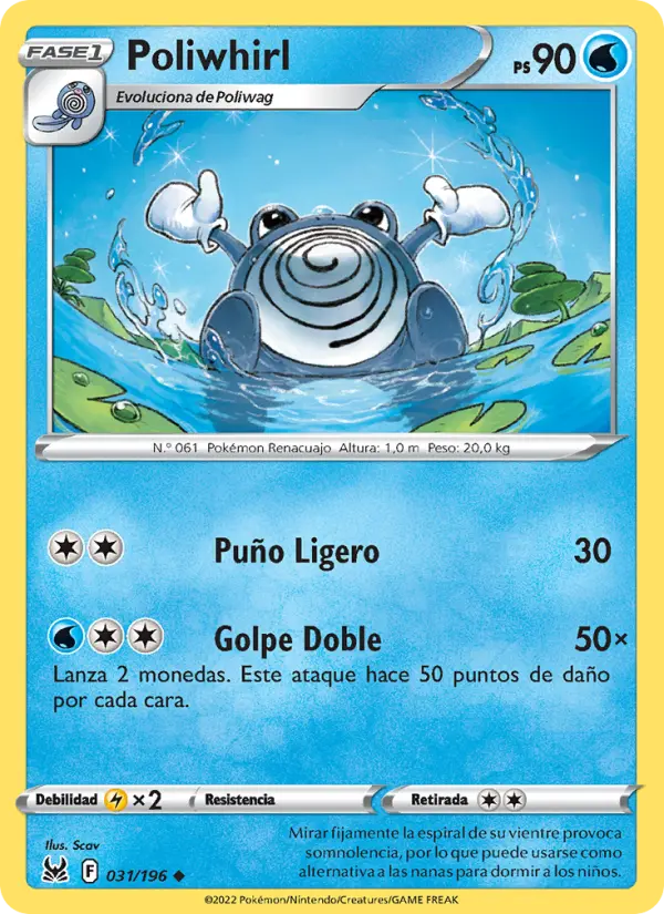 Poliwhirl, Origen Perdido 031
