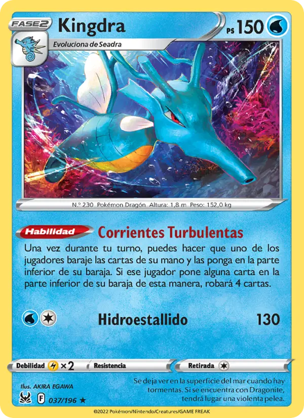 Kingdra, Origen Perdido 037