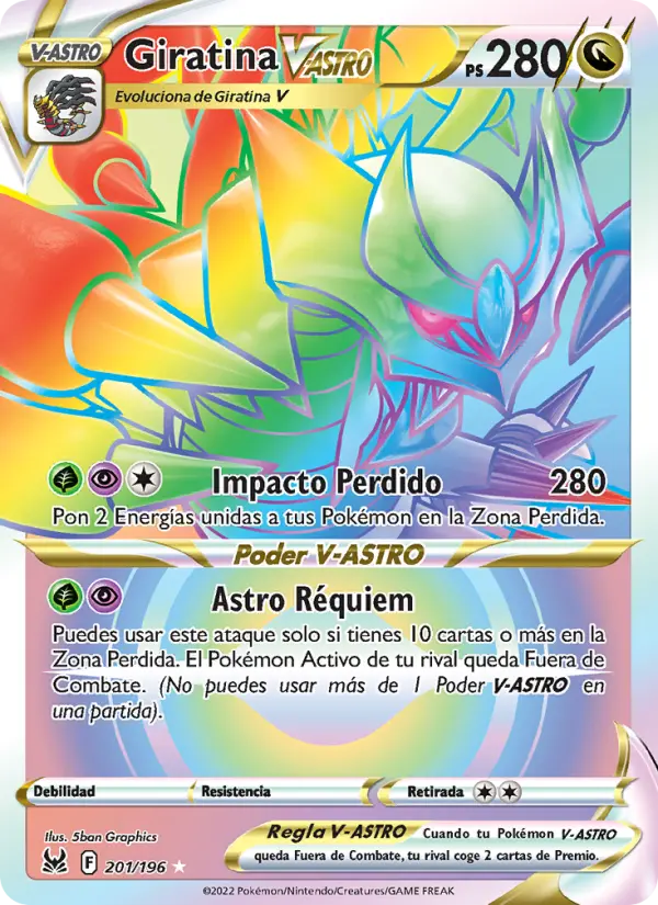 Giratina V-ASTRO, Origen Perdido 201
