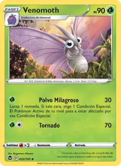 Venomoth, Tempestad Plateada 002