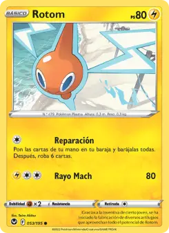Rotom, Tempestad Plateada 053