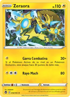 Zeraora, Tempestad Plateada 056