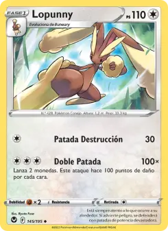 Lopunny, Tempestad Plateada 145