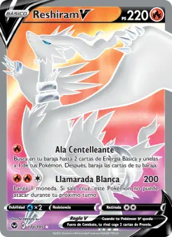 Reshiram V, Tempestad Plateada 172