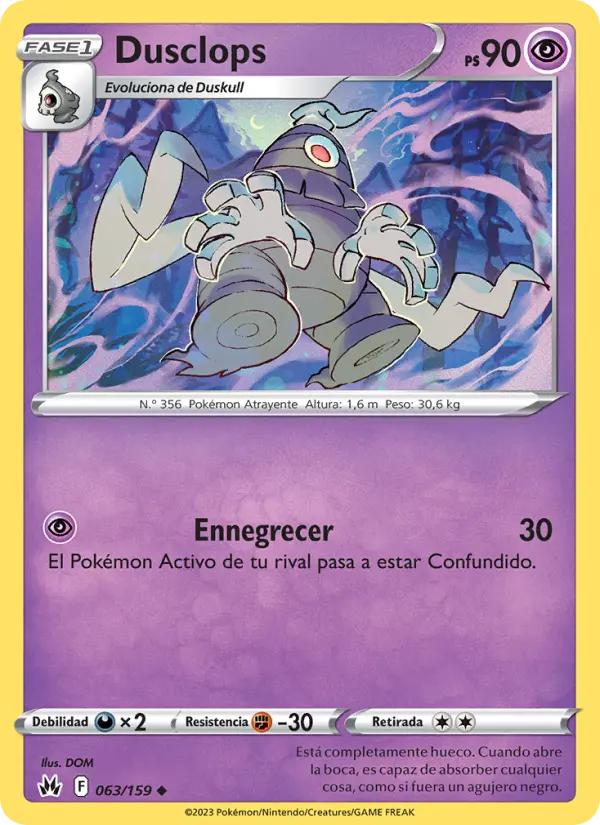 Dusclops, Cenit Supremo 063