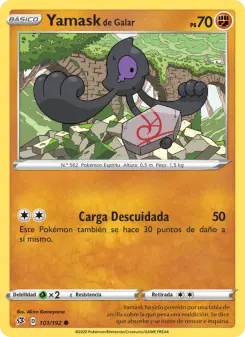 Yamask de Galar, Choque Rebelde 101