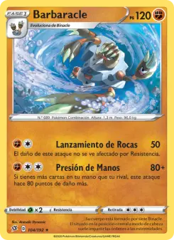 Barbaracle, Choque Rebelde 104