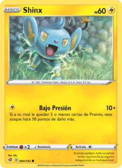 Shinx, Choque Rebelde 60