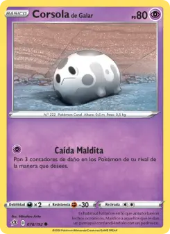 Corsola de Galar, Choque Rebelde 78