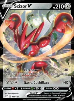 Scizor V, Oscuridad Incandescente 118