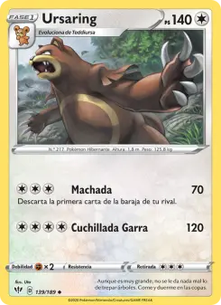 Ursaring, Oscuridad Incandescente 139