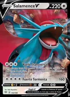 Salamence V, Oscuridad Incandescente 143