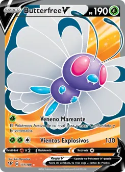 Butterfree V, Oscuridad Incandescente 177