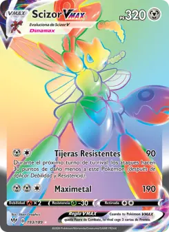 Scizor VMAX, Oscuridad Incandescente 193