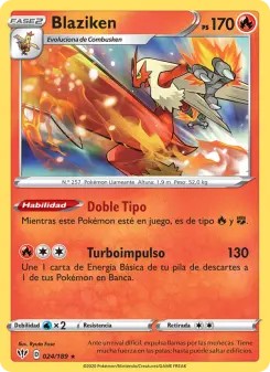 Blaziken, Oscuridad Incandescente 24