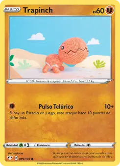 Trapinch, Oscuridad Incandescente 89