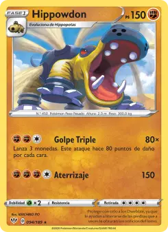 Hippowdon, Oscuridad Incandescente 94